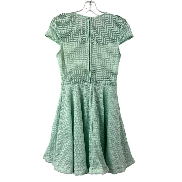 B. Darlin Women's Mint Lace Dress - Picture 2 of 6